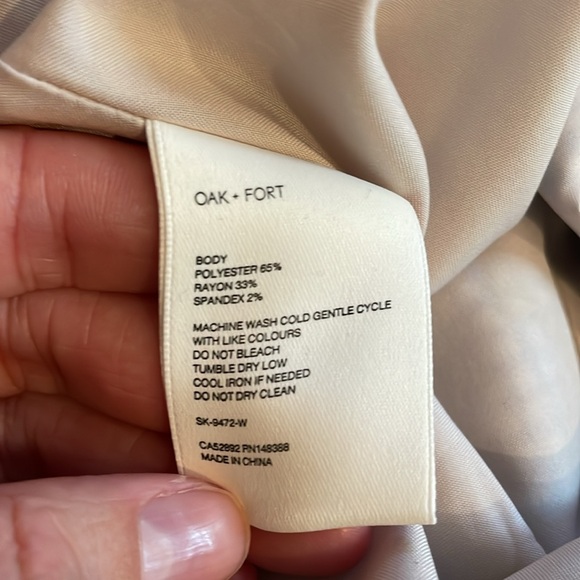 Front slit Gingham mini skirt - Picture 6 of 6